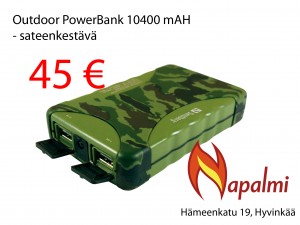 outdoor powerbank 10400mah