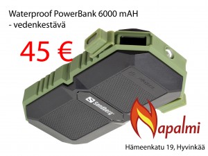 waterproof powerbank 6000mah
