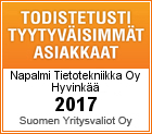 Tyytyväisimmät asiakkaat 2017