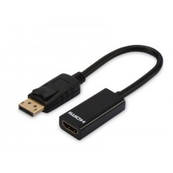 ednet DisplayPort Adapter Cable DP(m) - HDMI(f) 0,15m