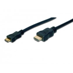 Assmann HDMI Adapter Cable HDMIa(m)-miniHDMIc(m) 2m
