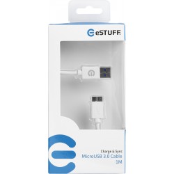 eSTUFF MicroUSB 3.0 Cable 1M