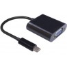 USB Type C - VGA adapteri 0.2m