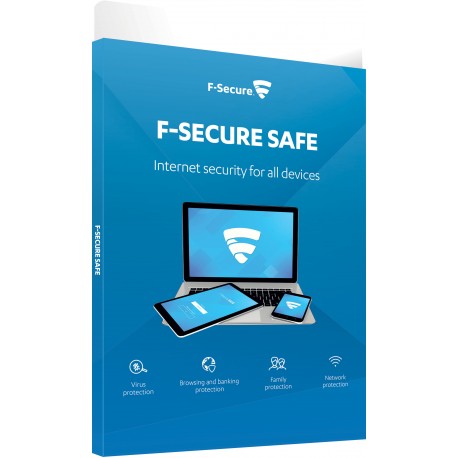 F-Secure SAFE - 3 laitetta 2 vuotta F-Secure SAFE - 3 laitetta 2 vuotta