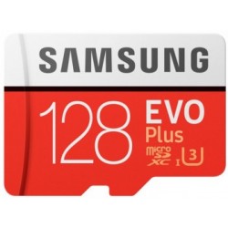 SAMSUNG 128GB MICRO SD EVO+ W ADAPT