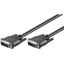 MicroConnect DVI-D 24+1-pin 2m M-M Black