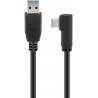 USB-C 90° - USB 3.0A 1m
