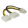 DeLock Virta-adapteri Molex - 6 pin, 15 cm