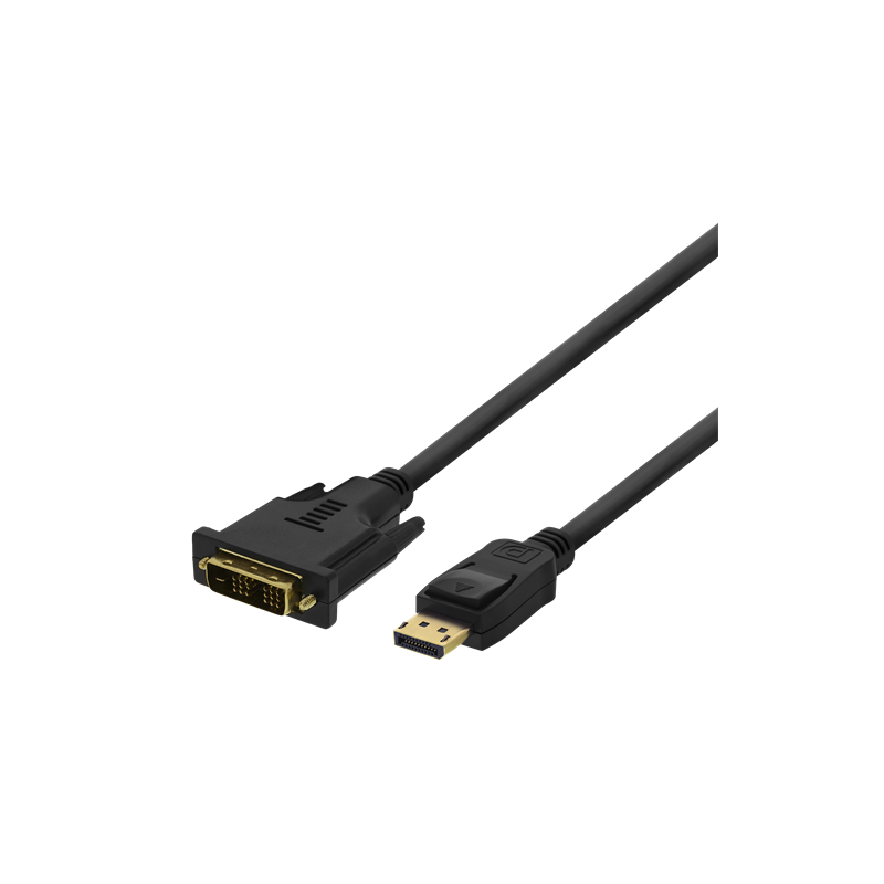 DELTACO kaapeli DisplayPort - DVI-D Single Link, 2m
