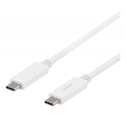 DELTACO USB-C-kaapeli, 5 Gbit/s, 5 A, 1 m