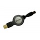 Sandberg Retractable USB 2.0 A-B 1.2m