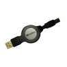 Sandberg Retractable USB 2.0 A-B 1.2m