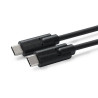 MicroConnect USB-C 3.2 Gen2 cable, black. 2m. 100w lataustehon johto