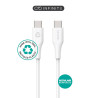 eSTUFF INFINITE Super Soft USB-C to USB-C Cable 1m - 100% Recycled PVC Free Plastic