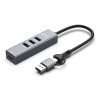 MicroConnect USB 3.0 Hub 4-Port with USB-C & A connectors, 5Gbps, 0,15m
