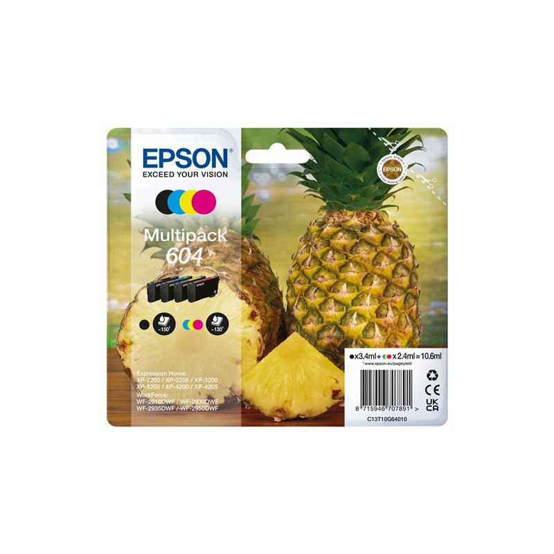 EPSON Multipack 4colours 604 Ink