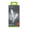 SBS USB-A TO USB-C CABLE 1M WHITE