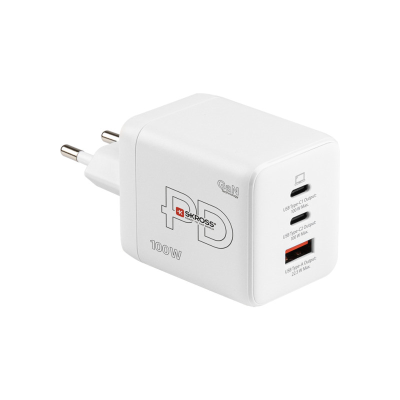 SKROSS Power Charger 100W GaN Combo+ EU