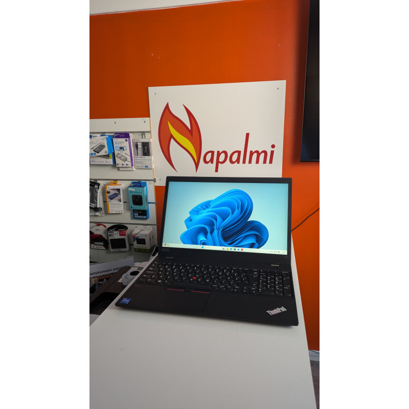 KUNNOSTETTU 1V TAKUU Lenovo ThinkPad T15 Gen 2 15” / i5-1135G7 / 16 Gt / 256 Gt SSD / integr. gpu / FullHD