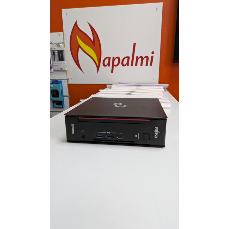 KUNNOSTETTU 1V TAKUU Fujitsu Esprimo Q7010 Mini / i5-10400T / 16 Gt / 256 Gt SSD / integr. gpu