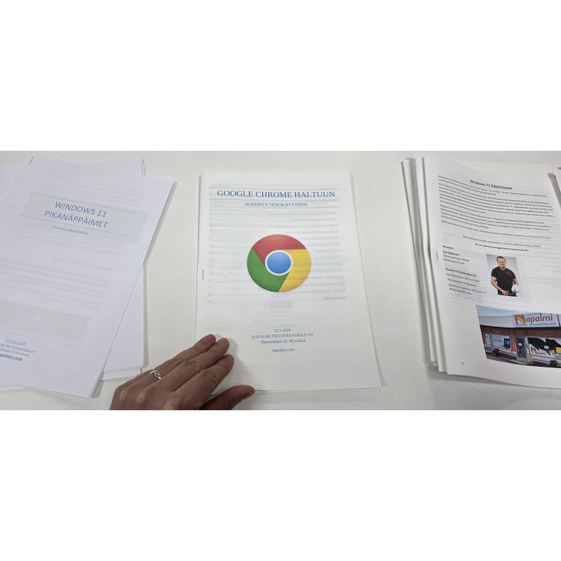 Google Chrome haltuun käyttöopas