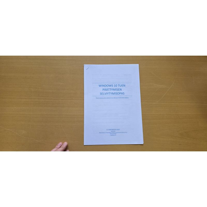 Windows 10 tuen päättymisen selviytymisopas