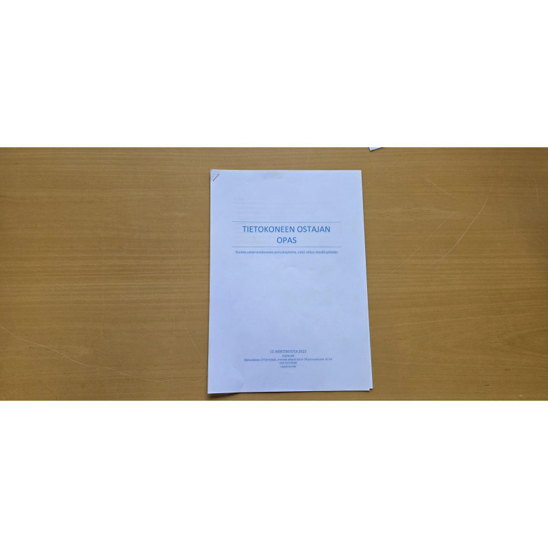 Tietokoneen ostajan opas