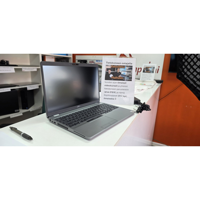 Kunnostettu 1v takuu DELL LATITUDE 5510 I7-10610U 480 GB SSD 16 GB Grade A