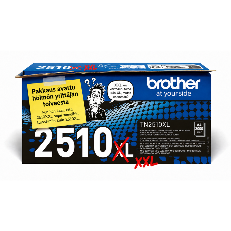 BROTHER TN-2510XXL TONER CARTRIDGE 5000 sivua