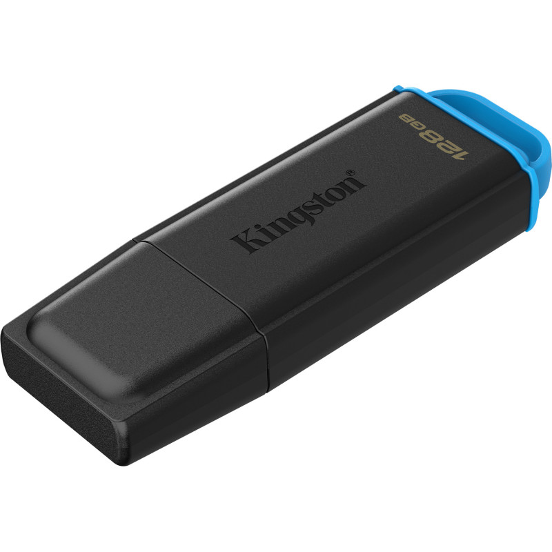 KINGSTON 128 GB DATATRAVELER EXODIA, USB-A 3.2 GEN1 (BLACK/BLUE)