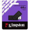 KINGSTON 64 GB DATATRAVELER EXODIA S, USB-A 3.2 GEN1 (BLACK)