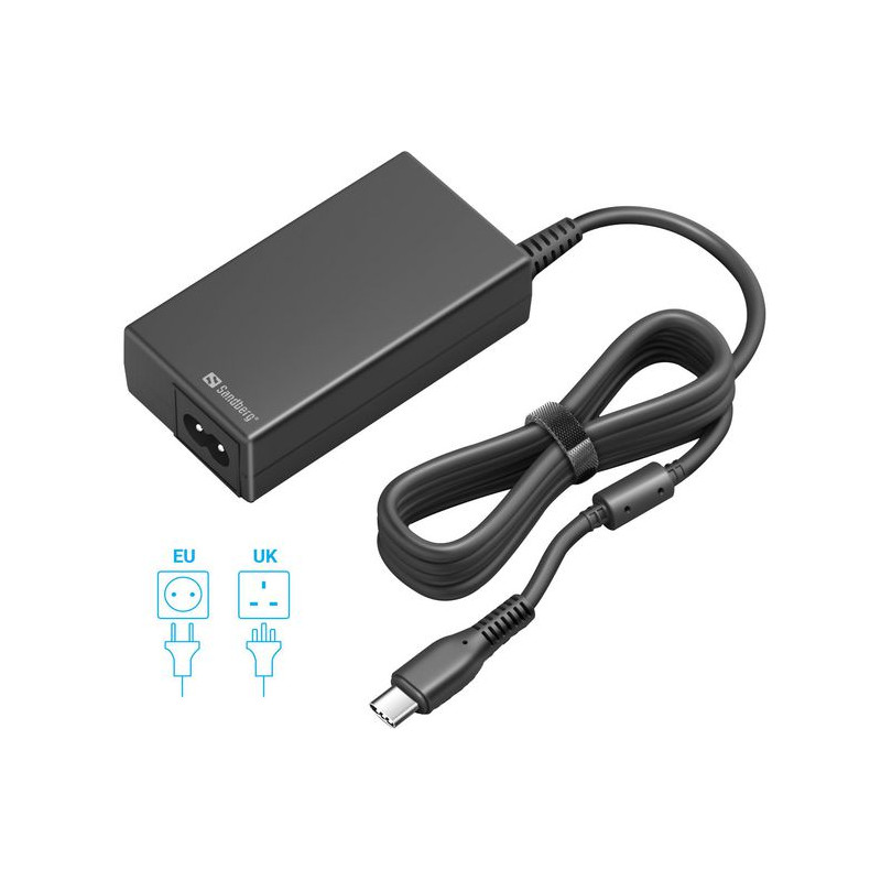 Sandberg USB-C AC Charger PD65W EU+UK
