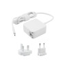 CoreParts 100W USB-C Nano Charger, GaN Technology, 5V 2.4A-20V5A Plug:USB-C EU & UK Wall -