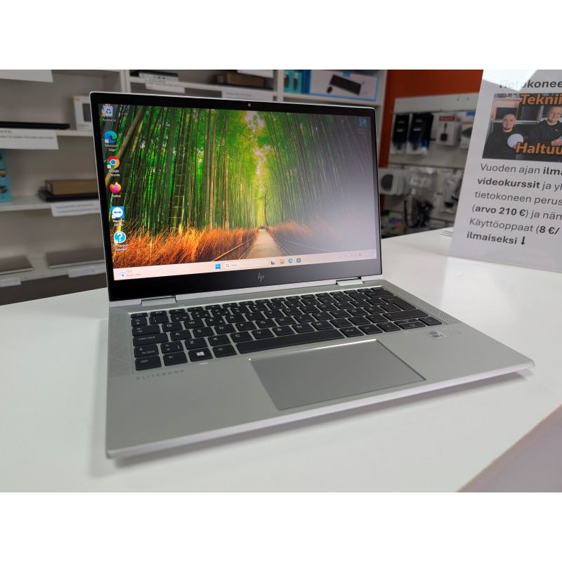 HP ELITEBOOK X360 830 G7 kunnostettu I5-10210U 240 GB SSD 16 GB TOUCH Grade A- 1v takuu