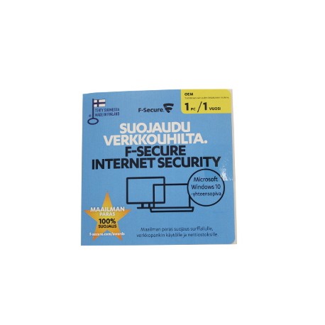 F-Secure Internet Security OEM (1 vuosi, 1 tietokone)