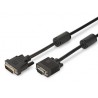 Assmann dvi adapter Cable DVI-I(24+5)(m)-VGA(m) 2m dual link 2m
