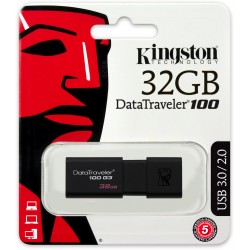 Kingston DataTraveler100 32GB USB 3.1/3.0/2.0