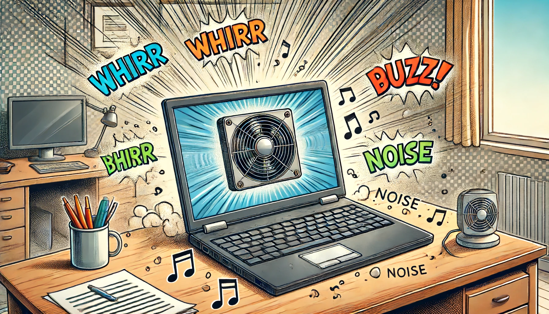 Tietokoneen tuuletin pitää ääntä – missä vika?