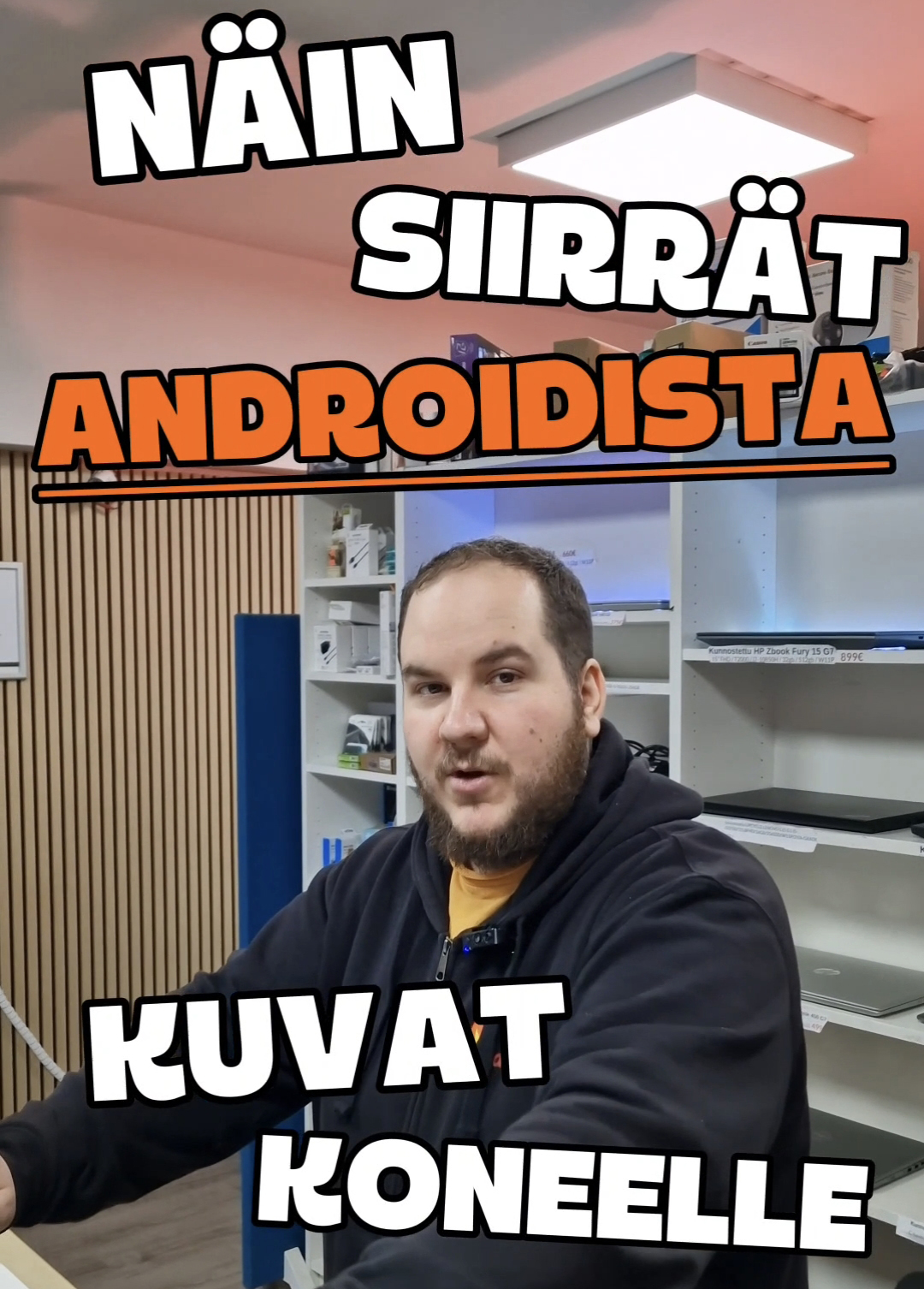 Näin siirrät älypuhelimesta kuvat tietokoneelle (Android)
