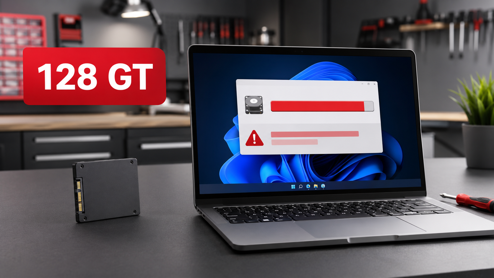 128 Gt SSD on liian pieni Windows 11 -tietokoneeseen – vältä tämä virhe