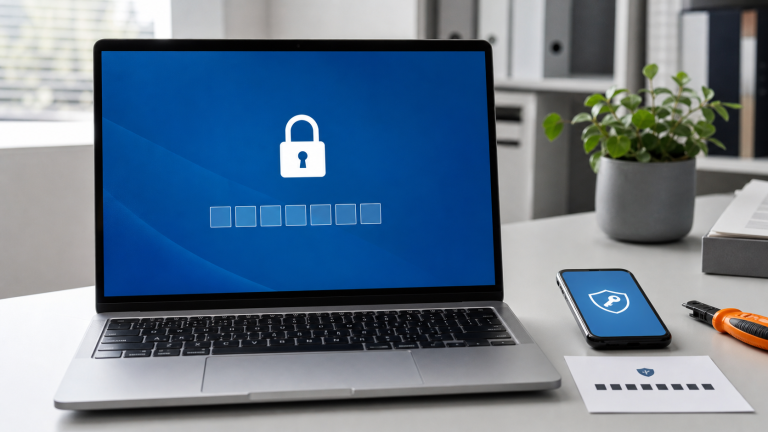 Kannettava pyytää BitLocker-palautusavainta, joka on tallessa erillisellä laitteella
