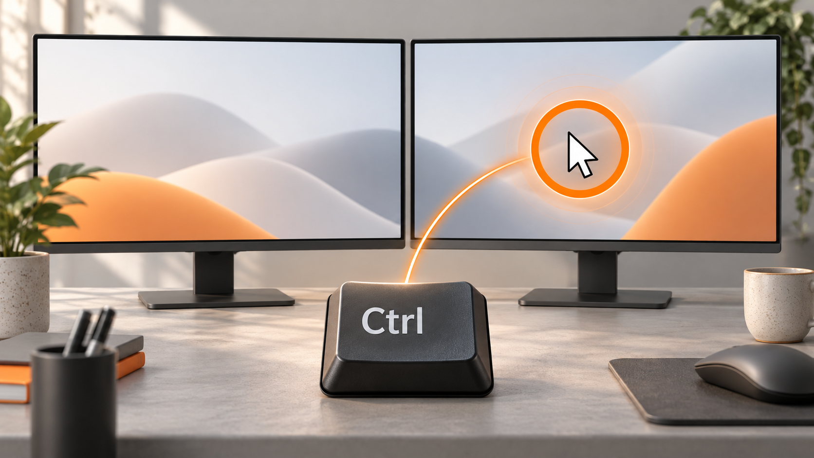 Hiiren osoitin hukassa? Löydä se Ctrl-näppäimellä Windows 11:ssä